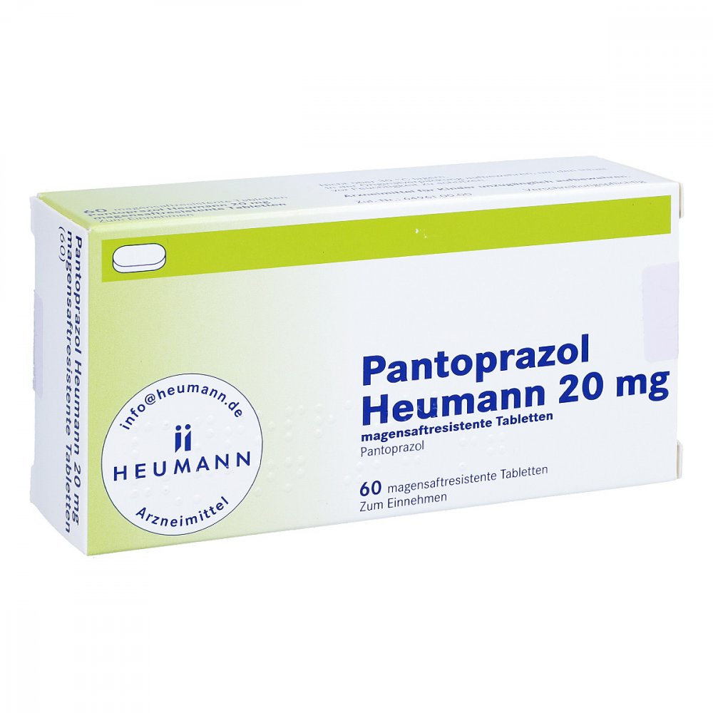 Pantoprazol Heumann 20 Mg Magensaftres.Tabletten (60 stk)