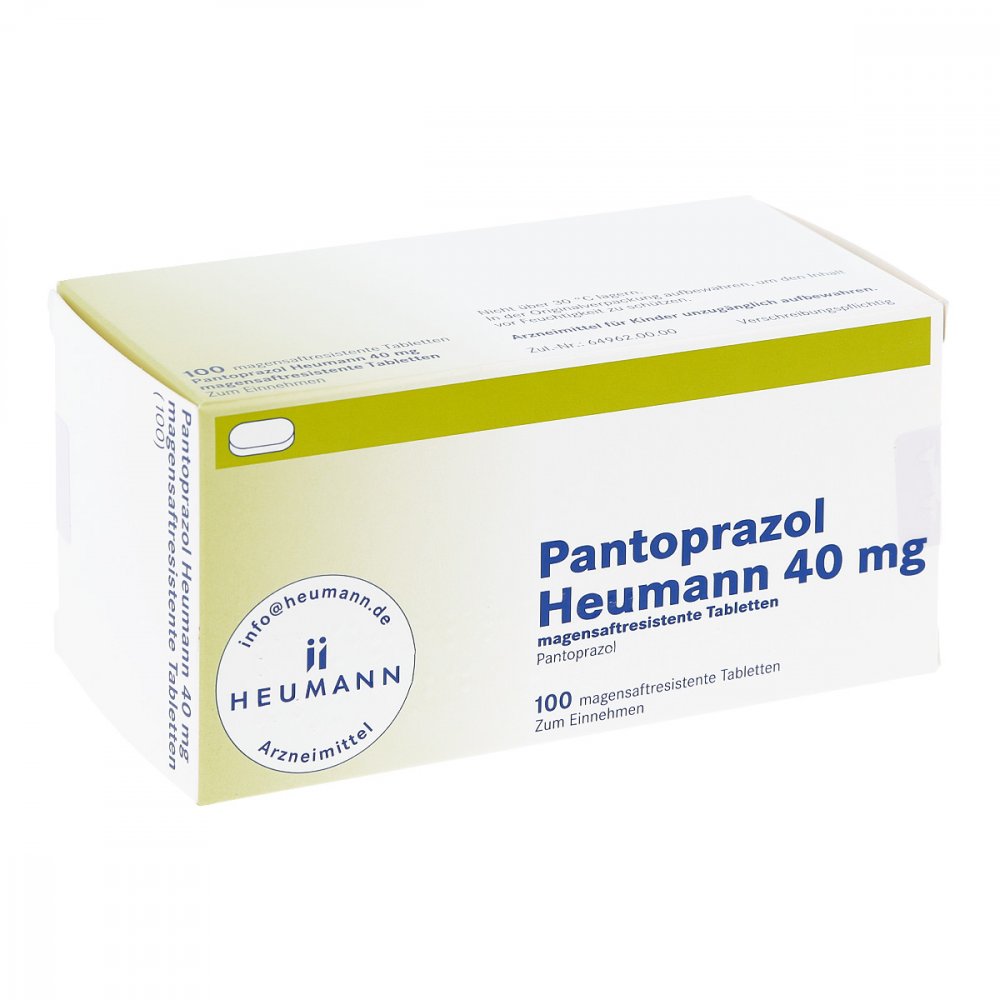Pantoprazol Heumann 40 Mg Magensaftres.Tabletten (100 stk)