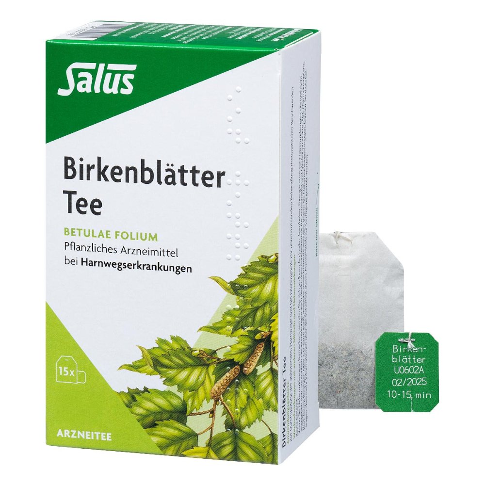 Birkenblätter Arzneitee Betulae Folium Bio Salus (15 stk)