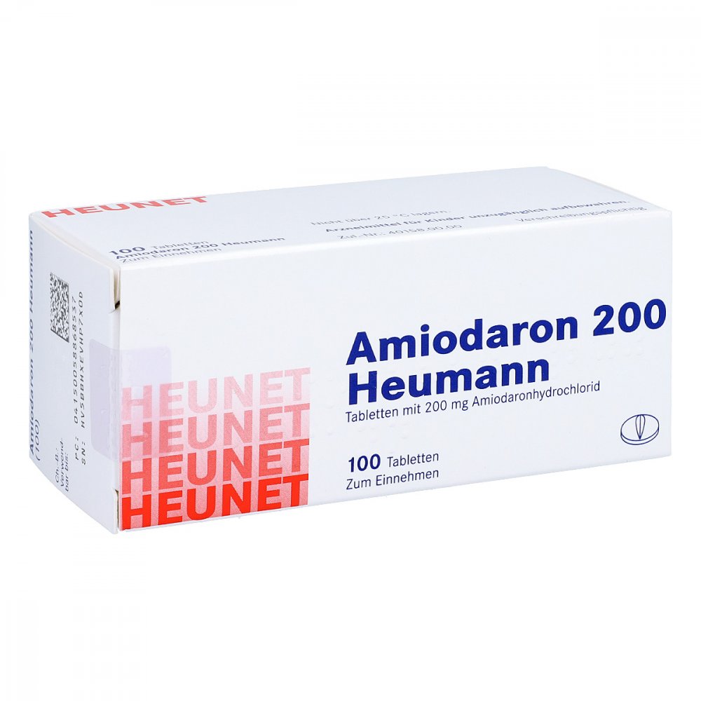 Amiodaron 200 Heumann Tabl.Heunet (100 stk)
