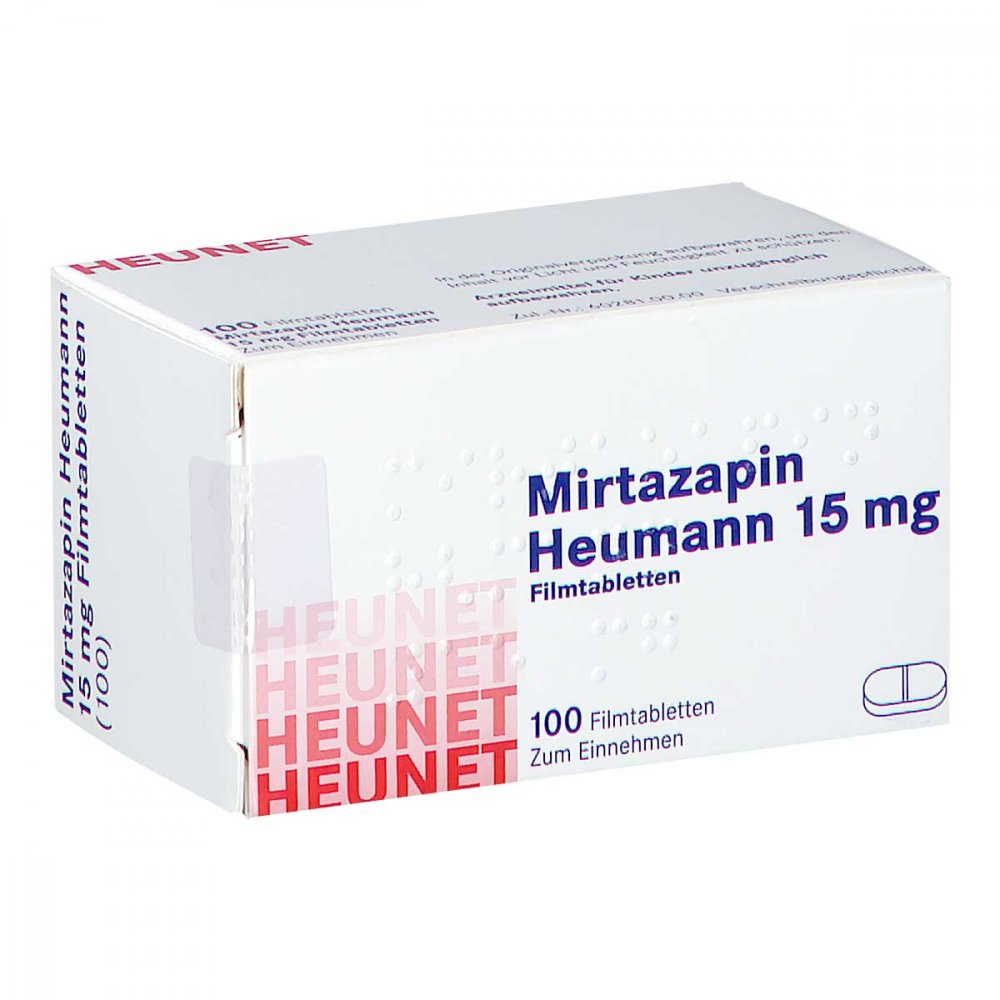 Mirtazapin Heumann 15 Mg Filmtabl.Heunet (100 stk)