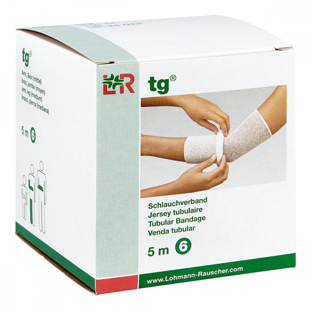 Tg Schlauchverband Gr.6 5 M Weiß 24024 (1 stk)