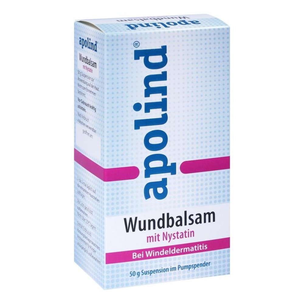 Das Produktfoto zeigt Apolind Wundbalsam M.Nystatin (50 g) PZN 05947939