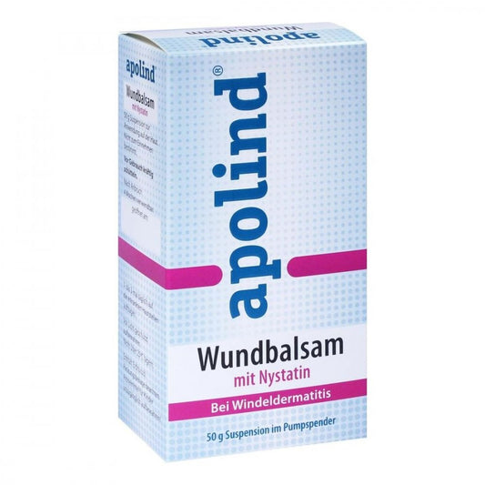 Das Produktfoto zeigt Apolind Wundbalsam M.Nystatin (50 g) PZN 05947939