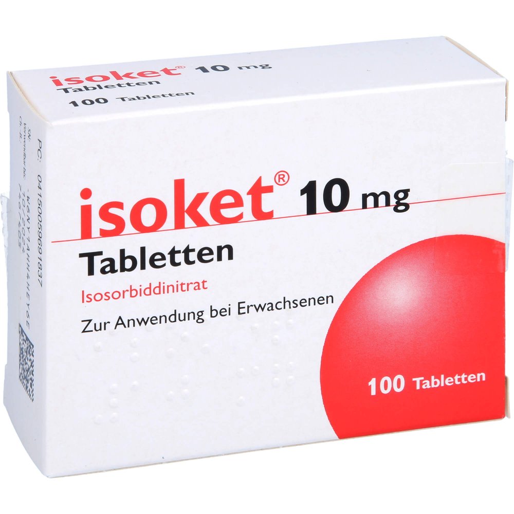 Das Produktfoto zeigt Isoket 10 Mg Tabletten (100 stk) PZN 05969183