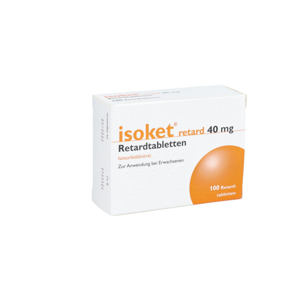 Das Produktfoto zeigt Isoket Retard 40 Mg Retardtabletten (100 stk) PZN 05969237