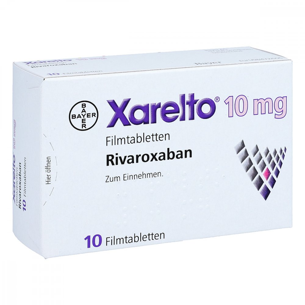 Xarelto 10 Mg Filmtabletten (10 stk)