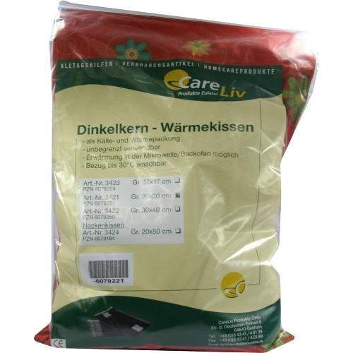 Dinkelkern Wärmekissen M.Bezug 20x30 Cm (1 stk)