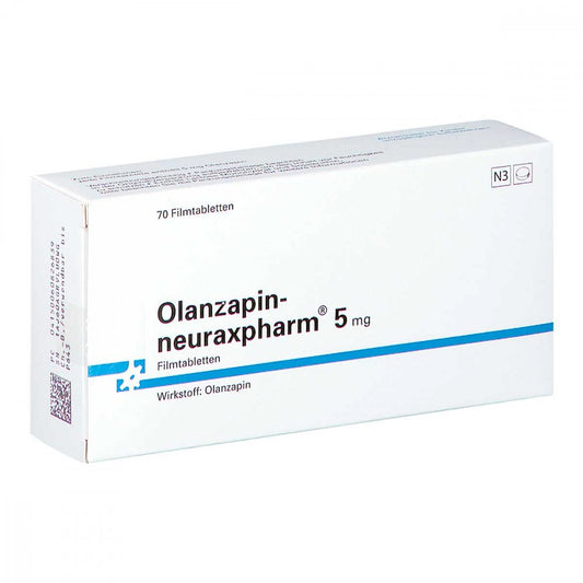 Olanzapin-Neuraxpharm 5 Mg Filmtabletten (70 stk)
