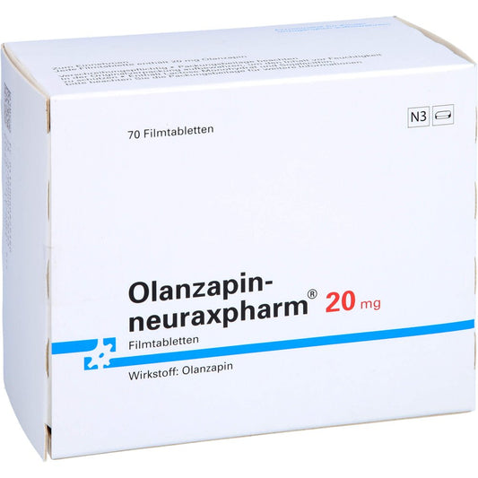 Olanzapin-Neuraxpharm 20 Mg Filmtabletten (70 stk)