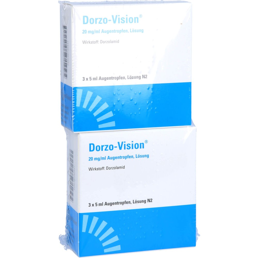Das Produktfoto zeigt Dorzo-Vision 20 Mg/Ml Augentropfen (6X5 ml) PZN 06104746