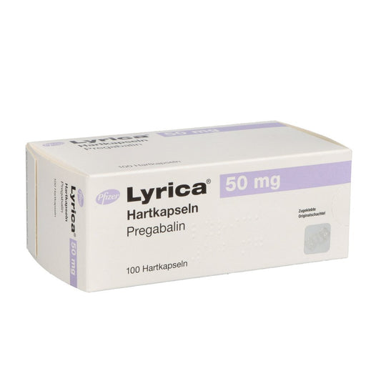 Lyrica 50 Mg Hartkapseln (100 stk)