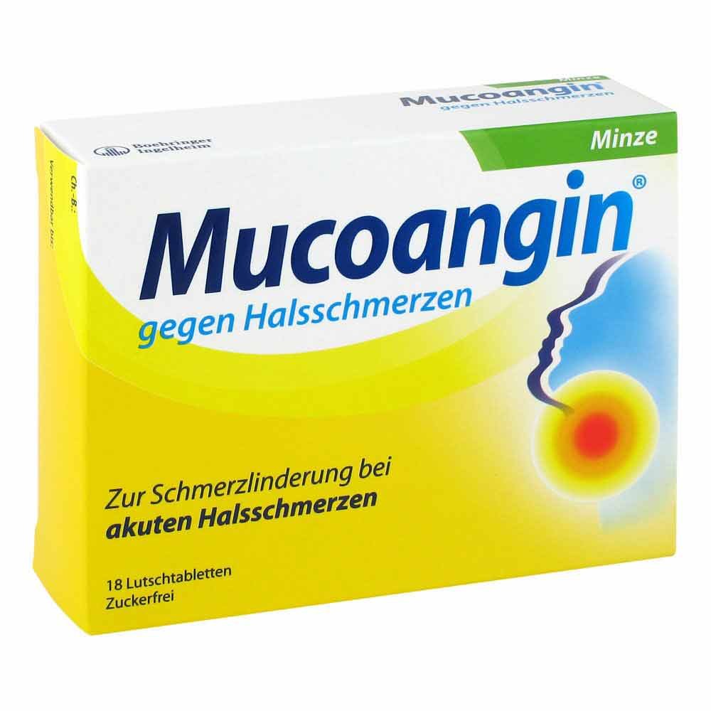 Mucoangin Minze 20 Mg Lutschtabletten (18 stk)