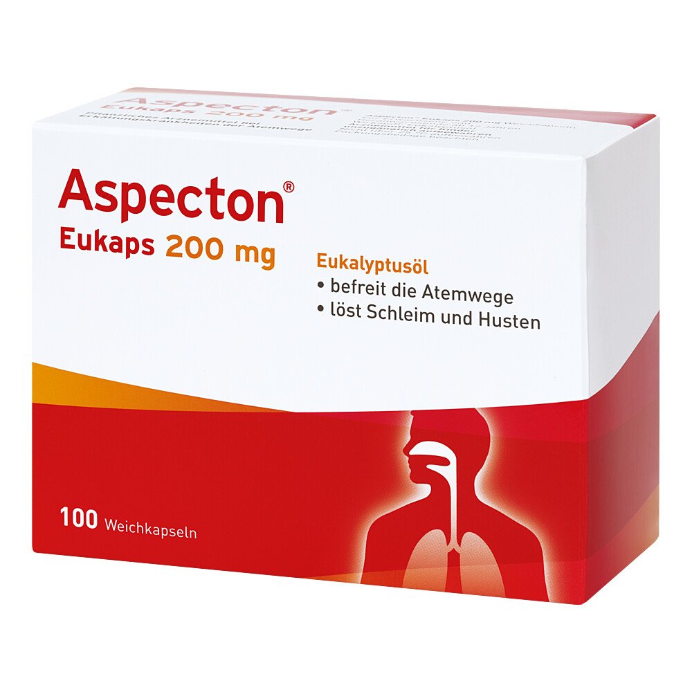 Das Produktfoto zeigt Aspecton Eukaps 200 Mg Weichkapseln (100 stk) PZN 06149157