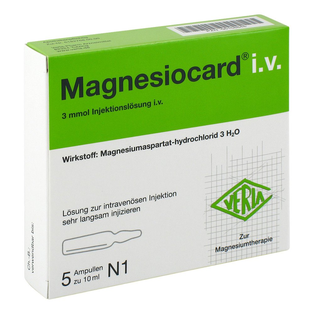 Magnesiocard I.V. Injektionslösung (5X10 ml)