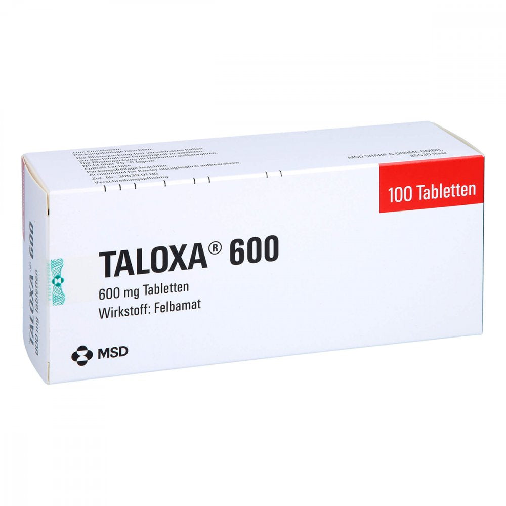 Das Produktfoto zeigt Taloxa 600 Mg Tabletten (100 stk) PZN 06159196