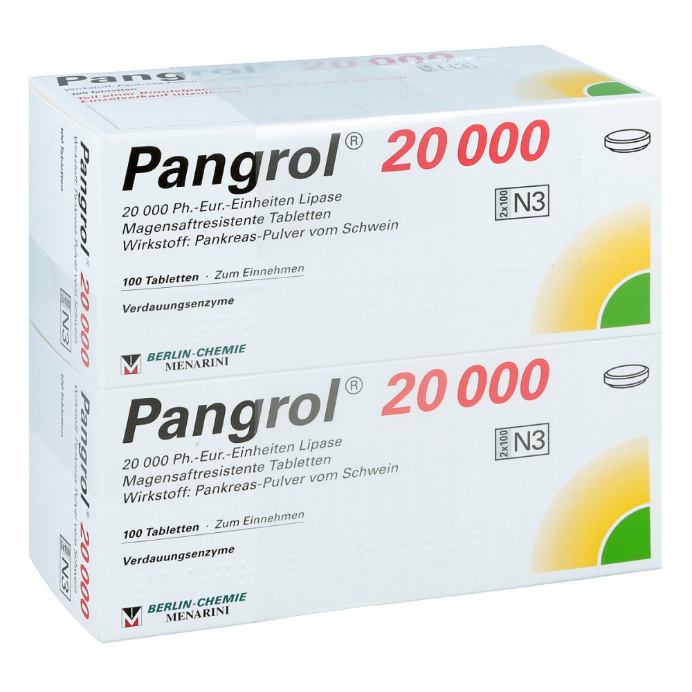 Pangrol 20.000 Magensaftresistente Tabletten (200 stk)