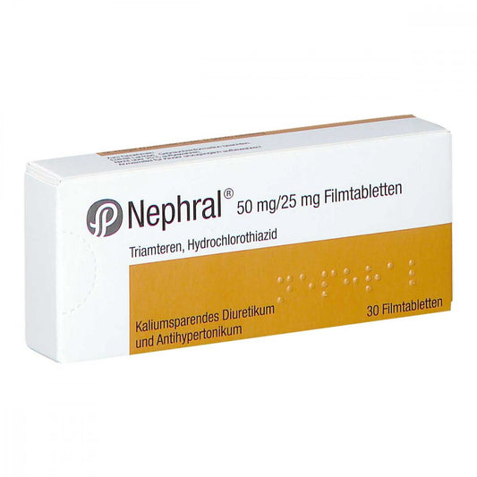 Das Produktfoto zeigt Nephral Filmtabletten (30 stk) PZN 06165481
