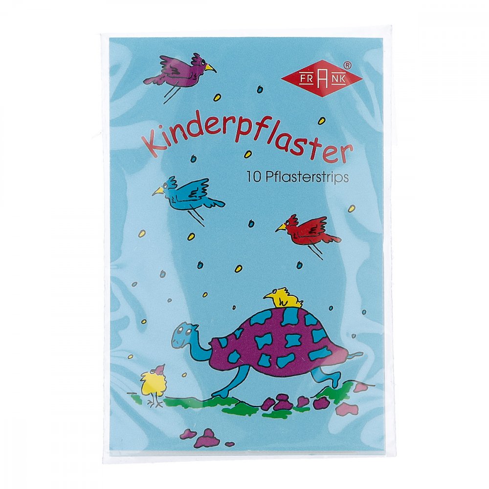 Das Produktfoto zeigt Kinderpflaster Schildkröte 140011 (10 stk) PZN 06174238