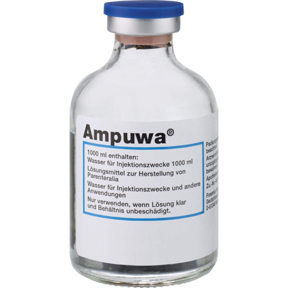 Das Produktfoto zeigt Ampuwa 100 Ml Frekaflasche Injekt.-/Infus.-Lsg. (20X50 ml) PZN 06178414
