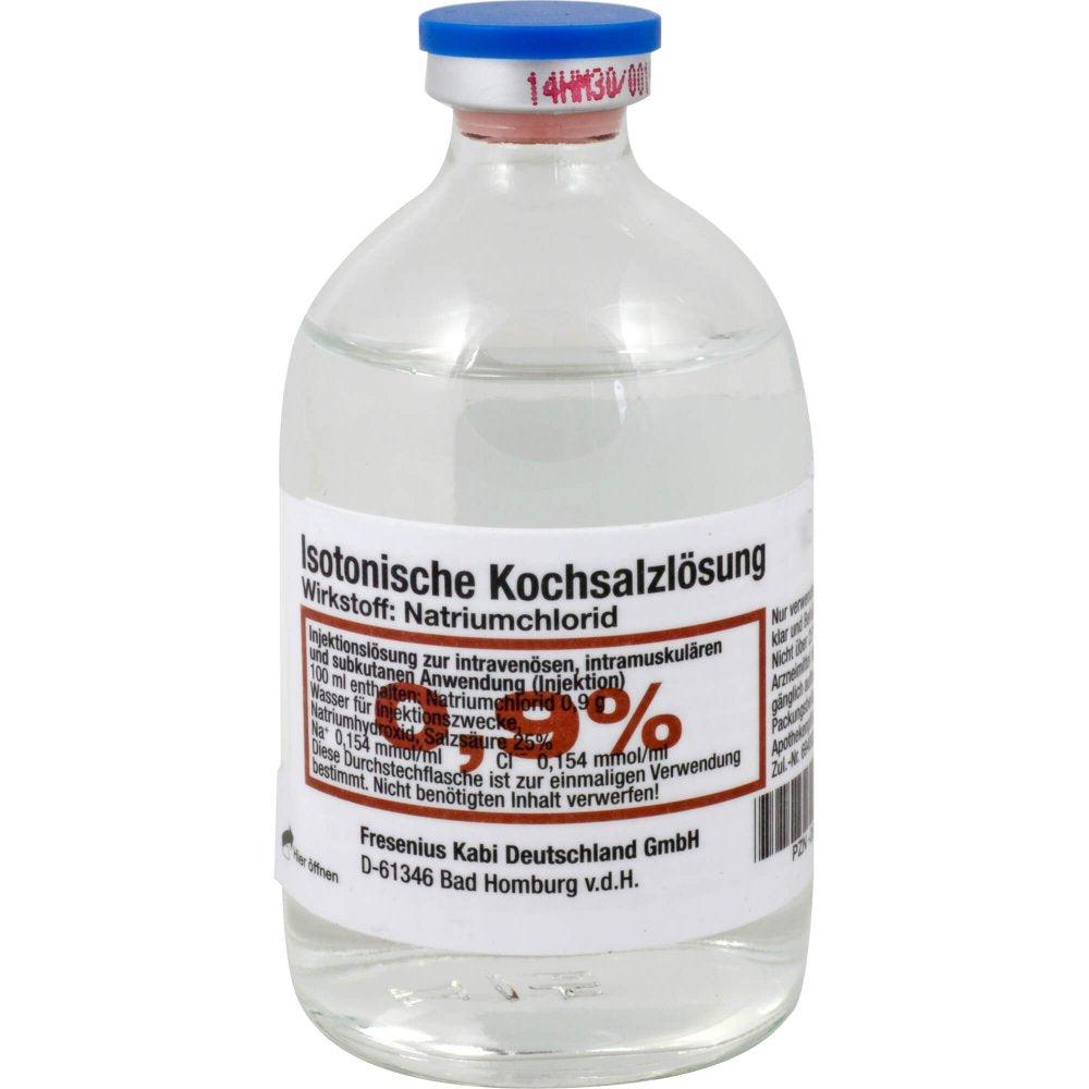 Das Produktfoto zeigt Kochsalzlösung 0,9% Freka-Fl.Fresenius (20X50 ml) PZN 06178437