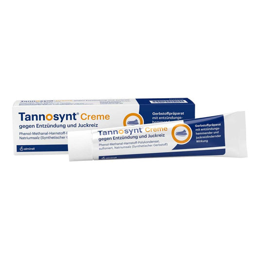 Das Produktfoto zeigt Tannosynt Creme (20 g) PZN 06188080