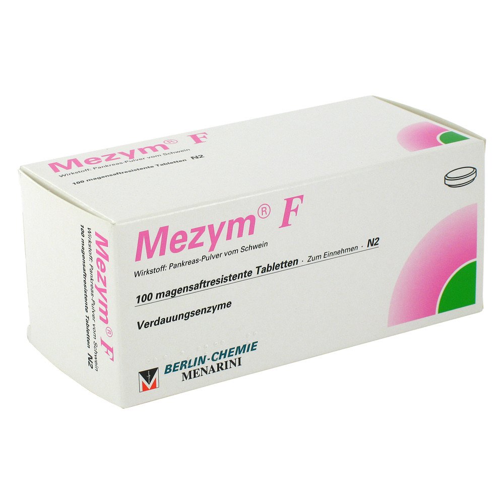 Mezym F Magensaftresistente Tabletten (100 stk)