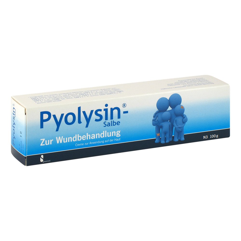 Das Produktfoto zeigt Pyolysin Salbe (100 g) PZN 06191024