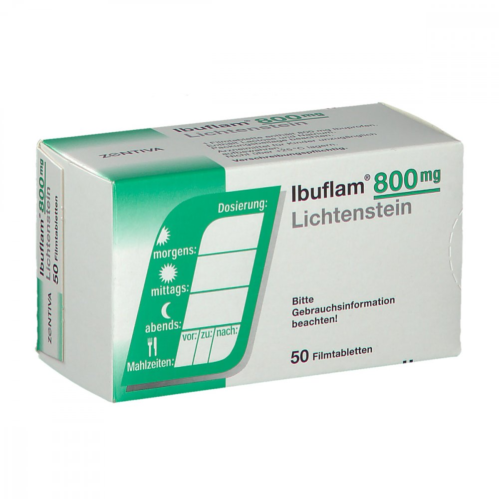 Ibuflam 800 Mg Lichtenstein Filmtabletten (50 stk)