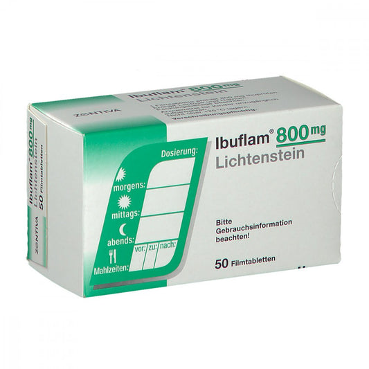 Ibuflam 800 Mg Lichtenstein Filmtabletten (50 stk)
