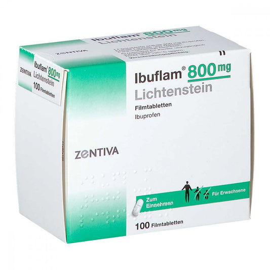 Ibuflam 800 Mg Lichtenstein Filmtabletten (100 stk)