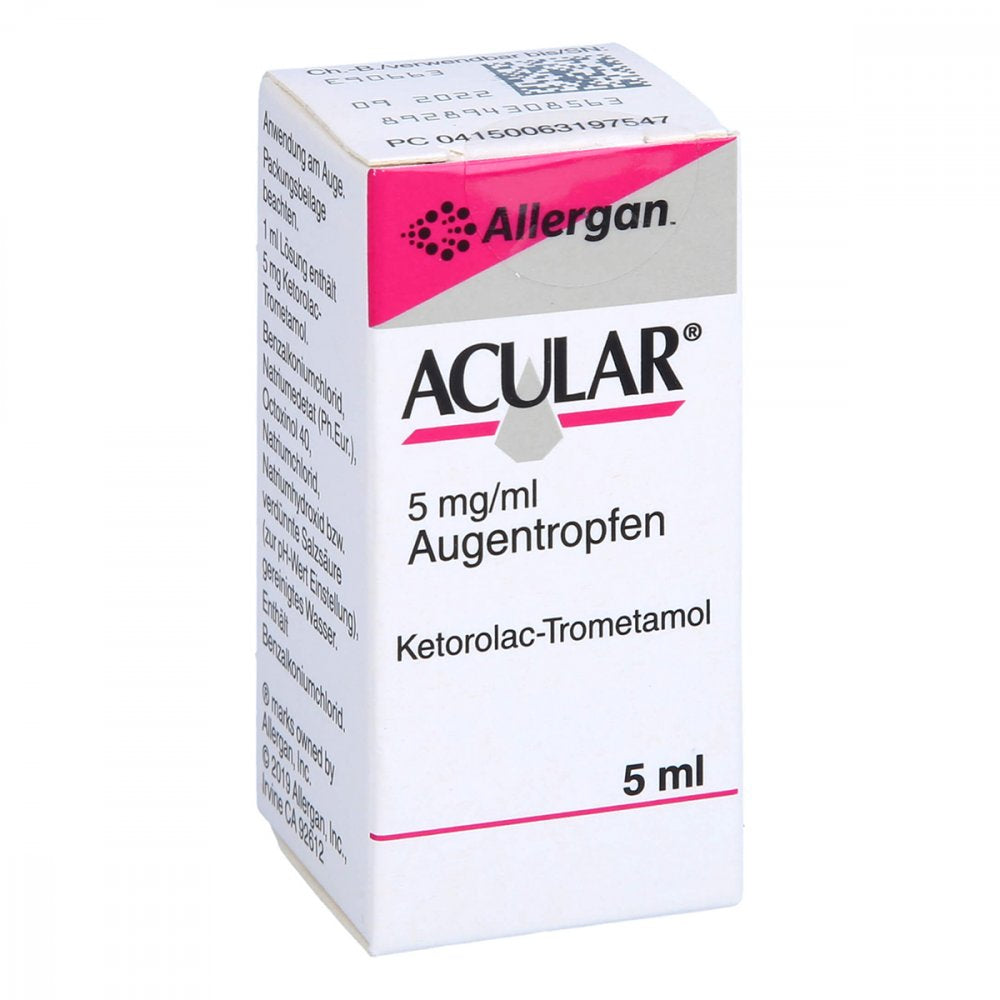 Das Produktfoto zeigt Acular 5 Mg/Ml Augentropfen (5 ml) PZN 06319754