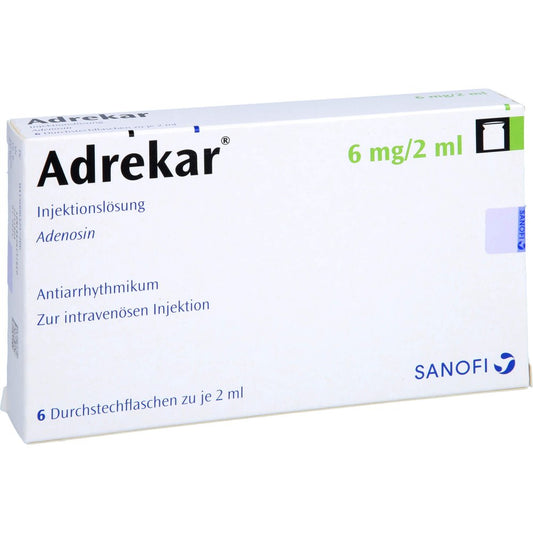 Das Produktfoto zeigt Adrekar Ampullen (6 stk) PZN 06324726