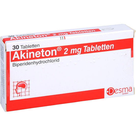 Das Produktfoto zeigt Akineton 2 Mg Tabletten (30 stk) PZN 06325387