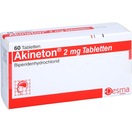 Das Produktfoto zeigt Akineton 2 Mg Tabletten (60 stk) PZN 06325393