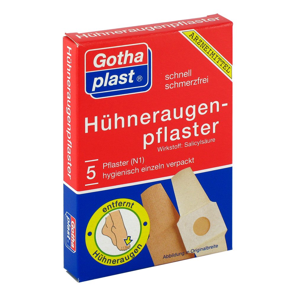 Gothaplast Cornmed Hühneraugenpflaster 2x6 Cm (5 stk)