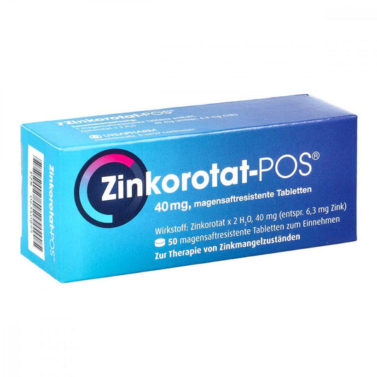 Zinkorotat Pos Magensaftresistente Tabletten (50 stk)
