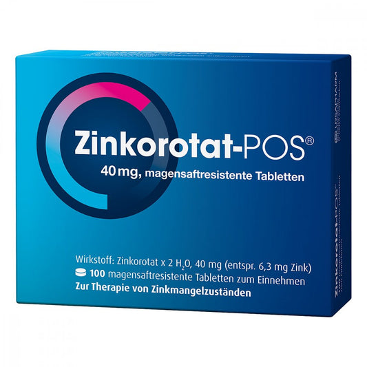 Zinkorotat Pos Magensaftresistente Tabletten (100 stk)