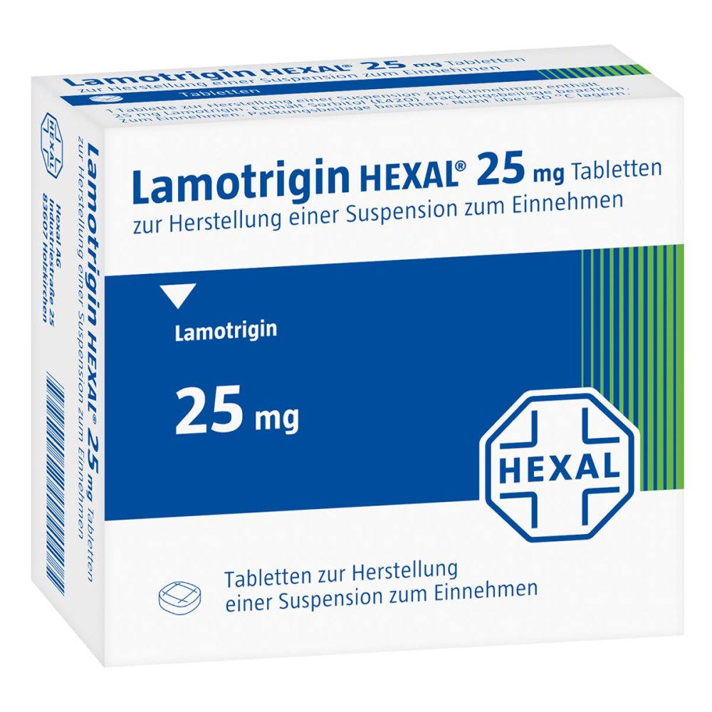 Lamotrigin Hexal 25 Mg Tabl.Z.Herst.E.Susp.Z.Einn. (100 stk)