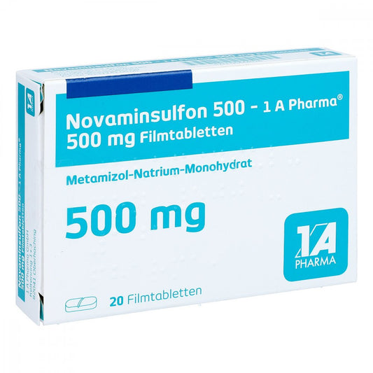 Novaminsulfon 500-1a Pharma Filmtabletten (20 stk)