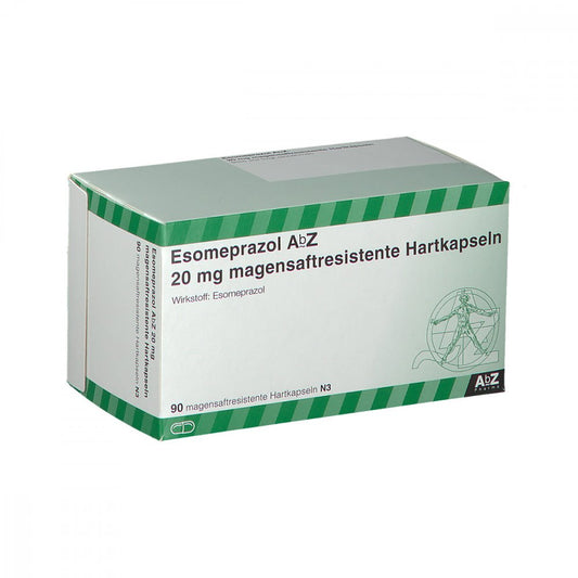 Esomeprazol Abz 20 Mg Magensaftr.Hartkapseln (90 stk)