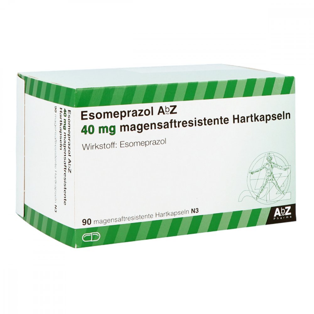 Esomeprazol Abz 40 Mg Magensaftr.Hartkapseln (90 stk)