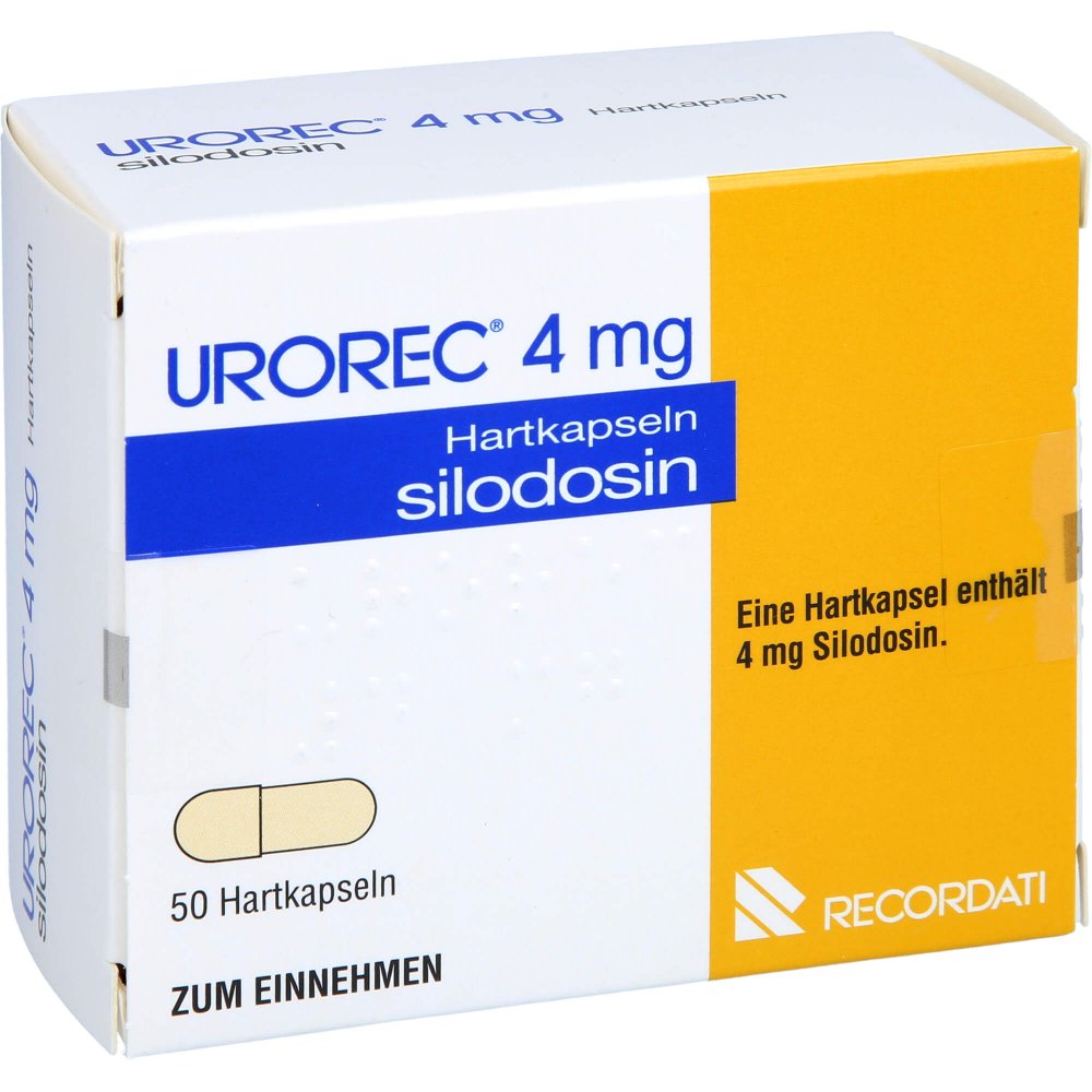 Das Produktfoto zeigt Urorec 4 Mg Hartkapseln (50 stk) PZN 06476198