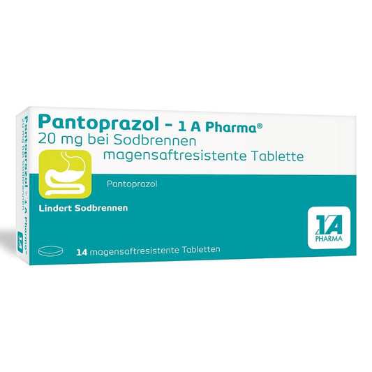 Pantoprazol-1a Pharma 20mg Bei Sodbrennen Msr.Tab. (14 stk)