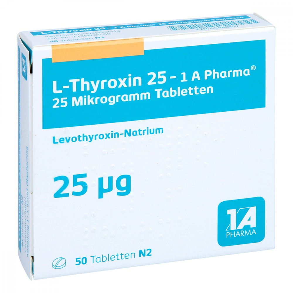 L-Thyroxin 25-1a Pharma Tabletten (50 stk)