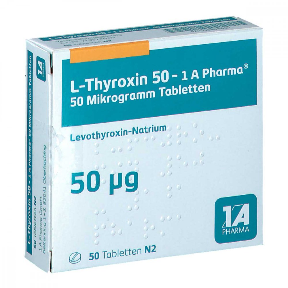 L-Thyroxin 50-1a Pharma Tabletten (50 stk)