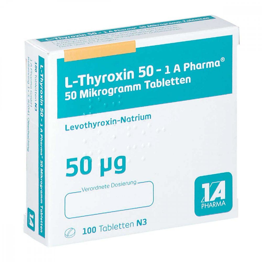 L-Thyroxin 50-1a Pharma Tabletten (100 stk)
