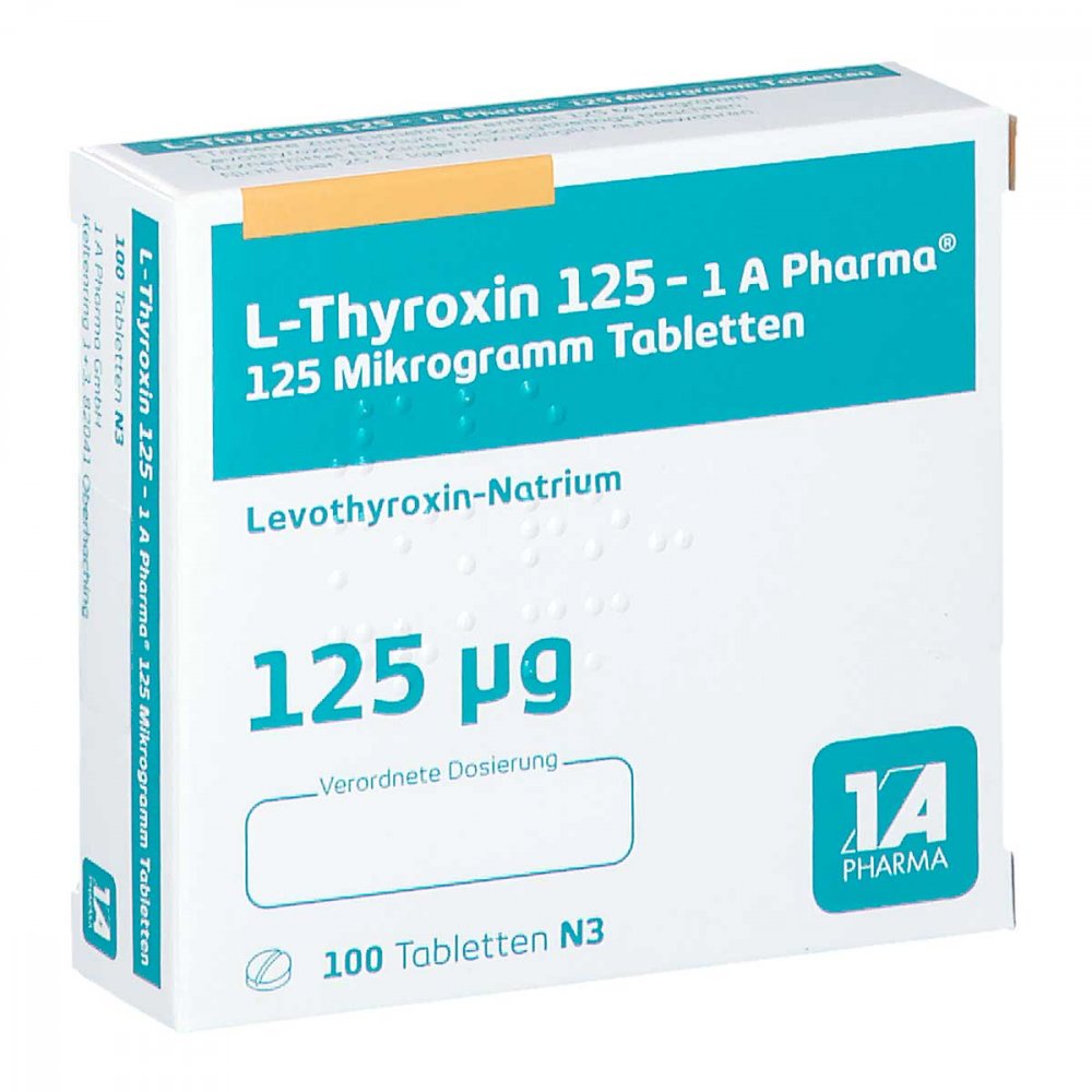 L-Thyroxin 125-1a Pharma Tabletten (100 stk)