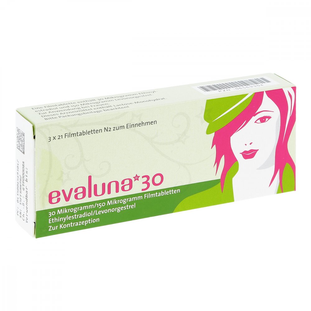 Evaluna 30 Filmtabletten (3X21 stk)