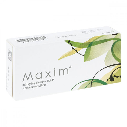 Maxim 0,03 Mg/2 Mg Überzogene Tabletten (63 stk)